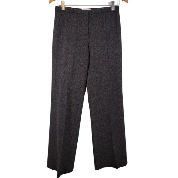 Calvin Klein‎ Pants Wool Blend Gray Career Classic Trousers Womens Size 2 EUC - Picture 1 of 8